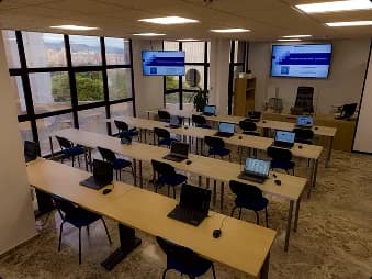 Instalaciones de la academia CEJusticia en Málaga